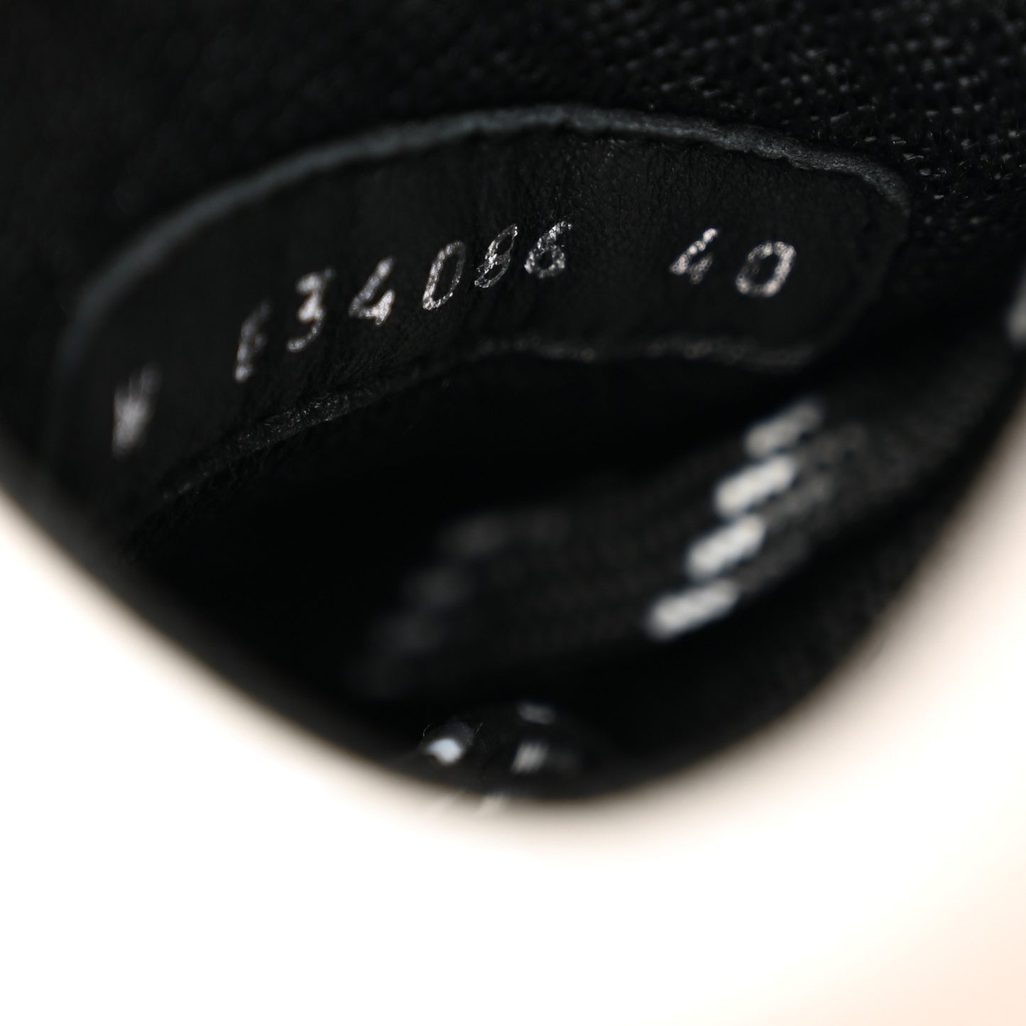 Nylon Calfskin Suede CC Sneakers 40 Grey Black White