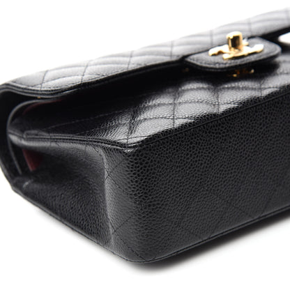 Chanel Caviar Quilted Small Double Flap Black 6 of 11