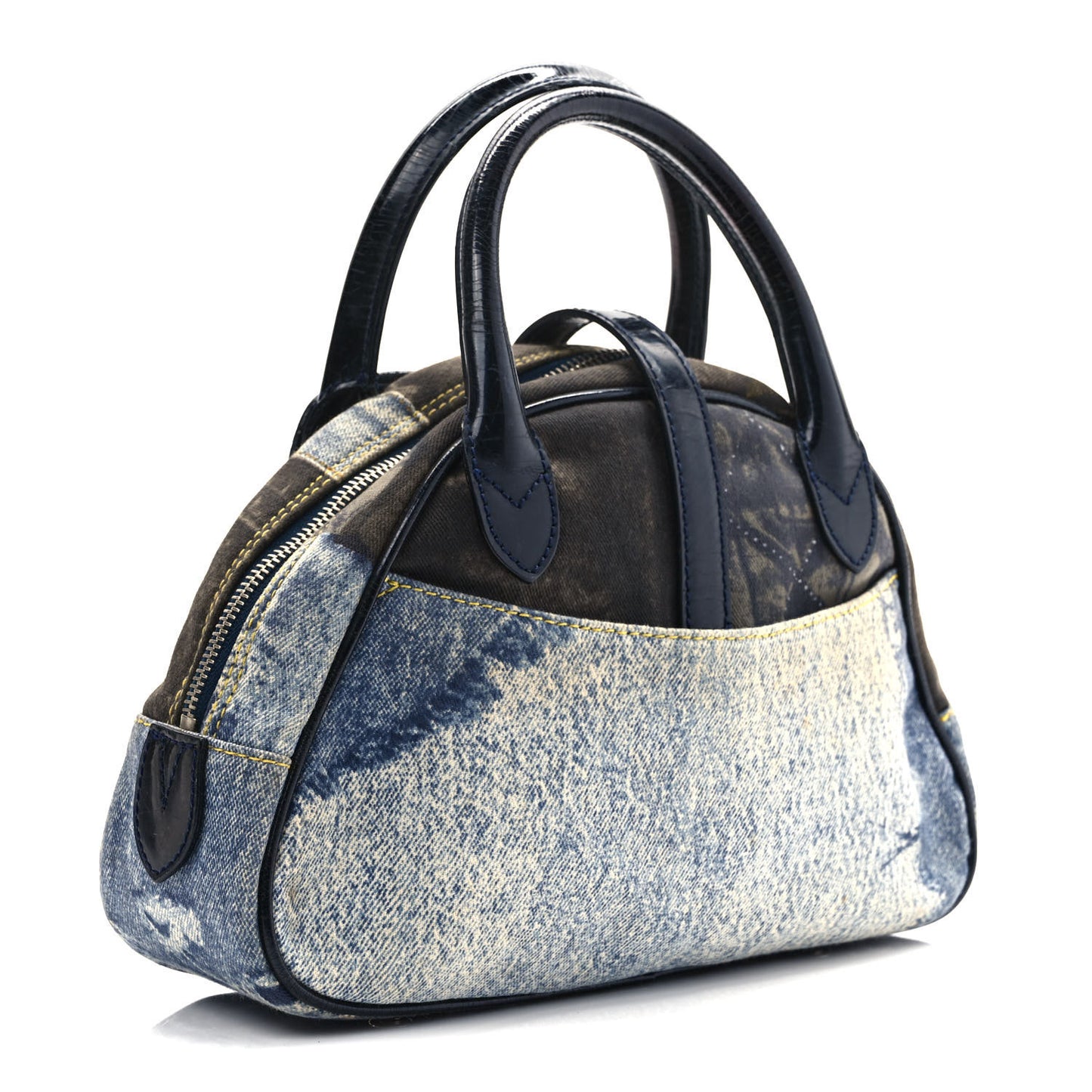 Denim Speedway Mini Saddle Bowler Blue