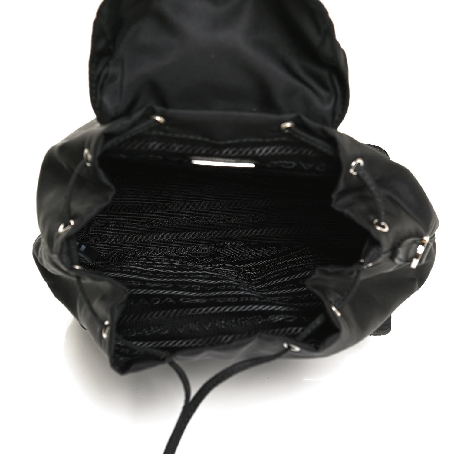 Prada Nylon Vela Mini Crossbody Backpack Black 5 of 11