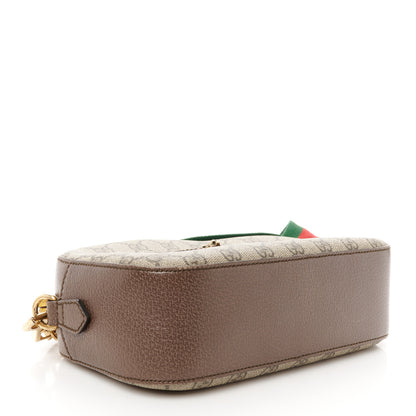 Gucci GG Supreme Monogram Web Neo Vintage Shoulder Bag Beige New Acero Crop 4 of 13