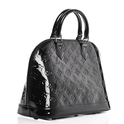 Louis Vuitton Vernis Alma PM Noir Magnetique 3 of 7