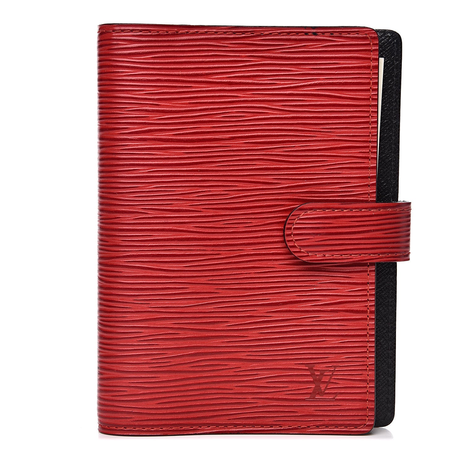 Louis Vuitton Epi Small Ring Agenda Castillan Red 1 of 7