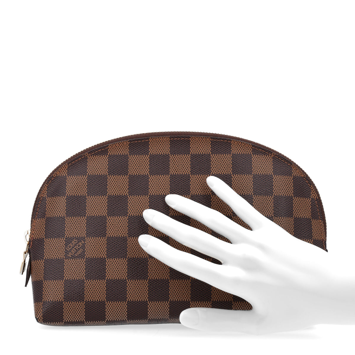 Louis Vuitton Damier Ebene Cosmetic Pouch GM 2 of 9