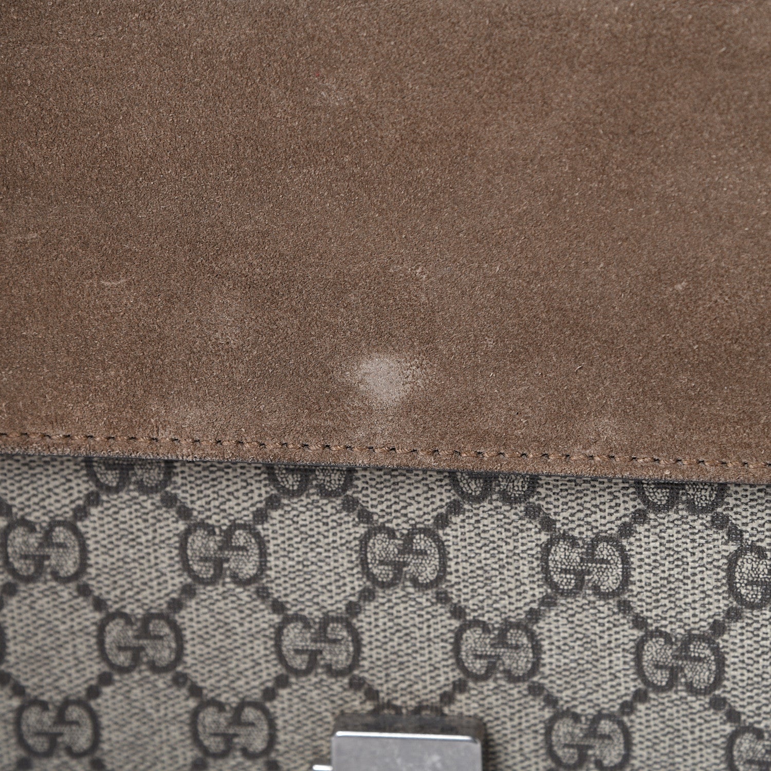 Gucci GG Supreme Monogram Small Dionysus Shoulder Bag Taupe 9 of 14
