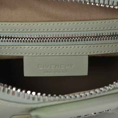 Givenchy Shiny Lord Calfskin Mini Antigona Aqua Green 7 of 8