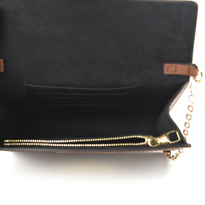 Louis Vuitton Reverse Monogram Dauphine Chain Wallet 5 of 9