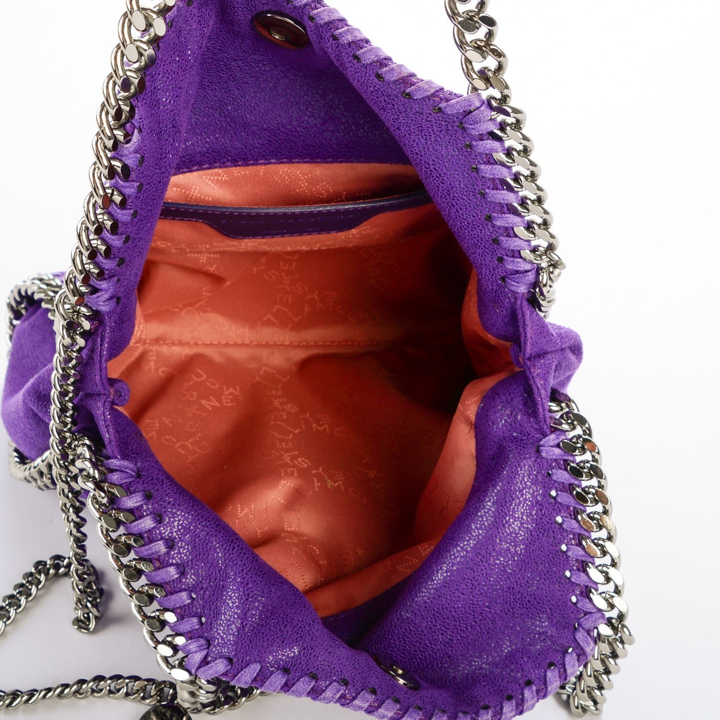Shaggy Deer Mini Falabella Tote Bright Purple