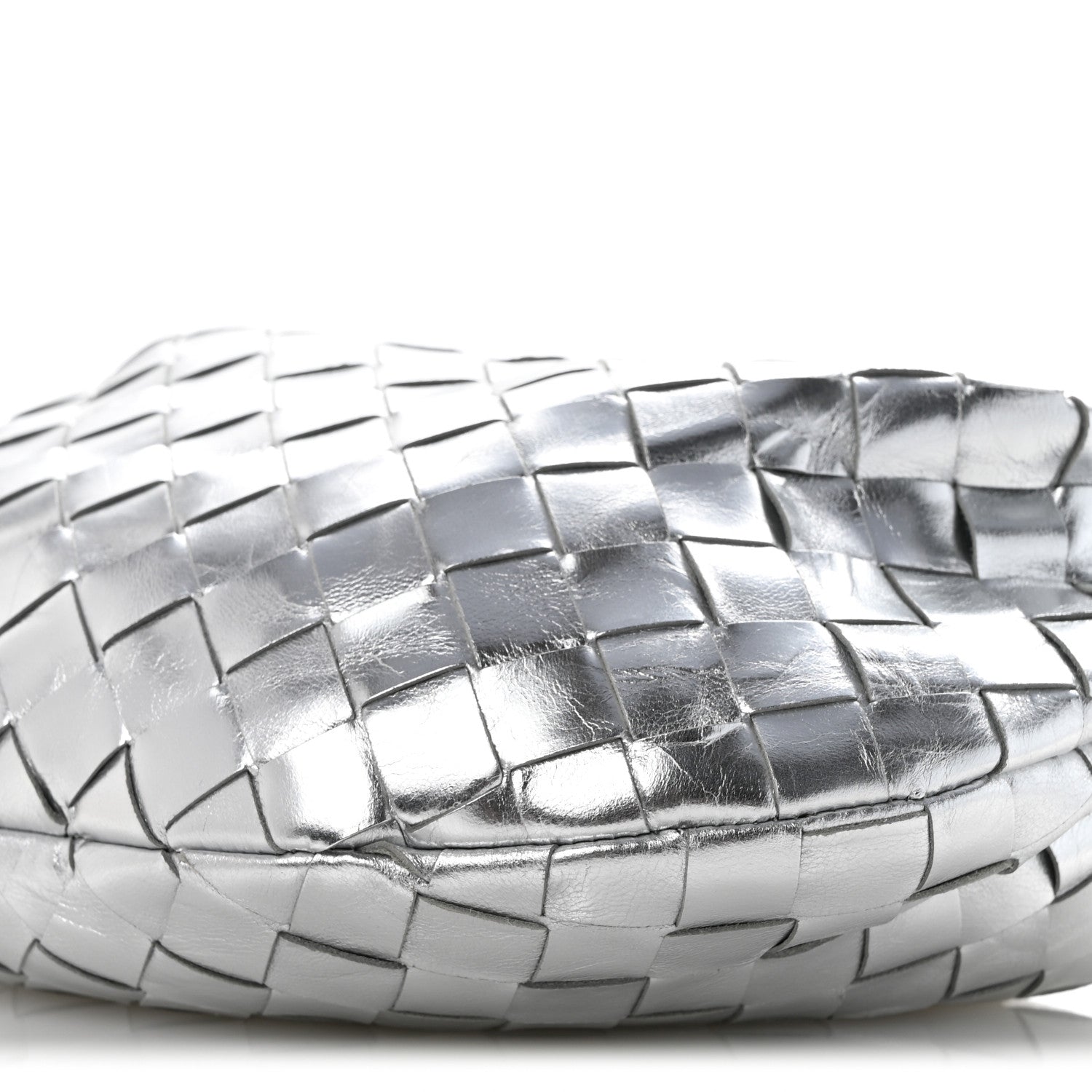 Bottega Veneta Metallic Nappa Intrecciato Mini Jodie Silver 10 of 11