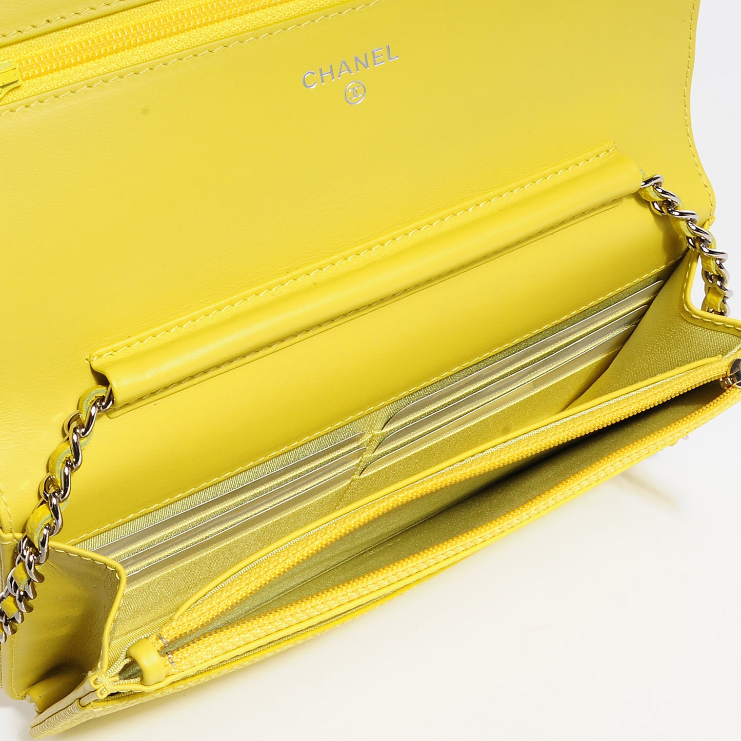 Caviar Timeless CC Wallet on Chain WOC Yellow