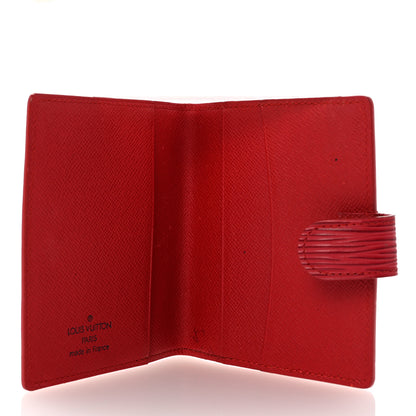 Louis Vuitton Epi Mini Agenda Cover Castillan Red 5 of 6