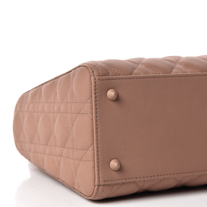 Christian Dior Ultra Matte Calfskin Cannage Medium Lady Dior Beige 10 of 15