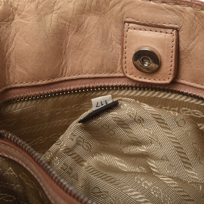 Prada Vitello Shine Tote Cammeo 9 of 16
