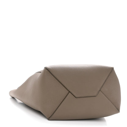 Celine Soft Grained Calfskin Small Belt Cabas Phantom Taupe 4 of 9