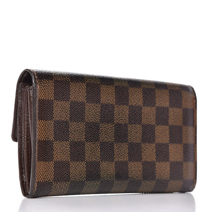 Louis Vuitton Damier Ebene Sarah Wallet 3 of 15