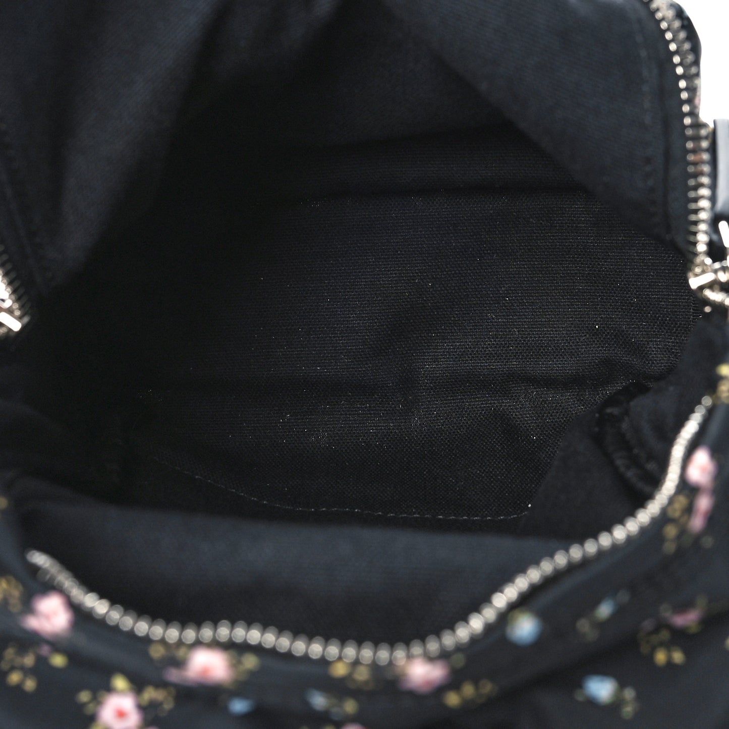 Tech Twill Nylon Hibiscus Print Nano Backpack Multicolor
