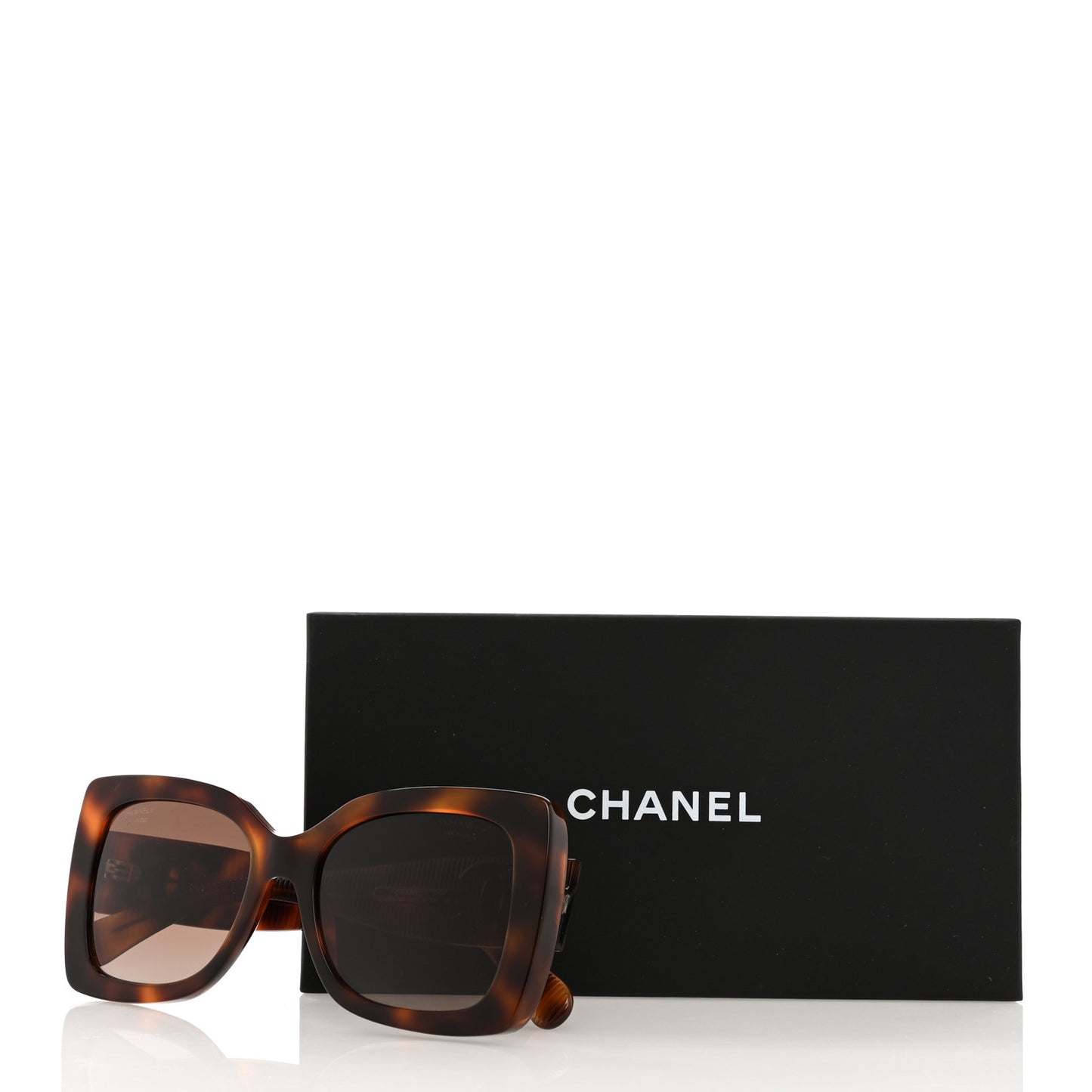 Square Polarized CC Sunglasses 5494 Tortoise Brown