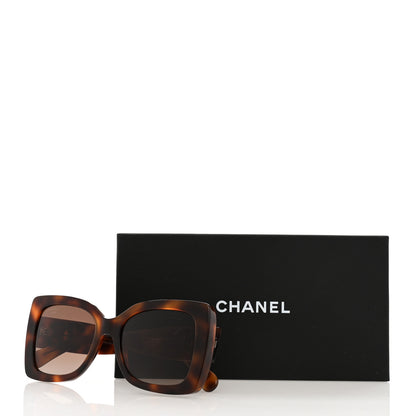 Chanel Square Polarized CC Sunglasses 5494 Tortoise Brown 7 of 7