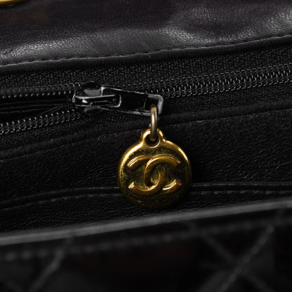 Chanel Patent Quilted XL Flap Bag Black 12 of 21