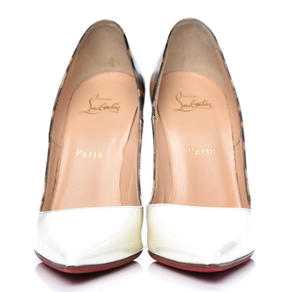 Christian Louboutin Patent Degrade Leopard So Kate 120 Pumps 38 White Leopard 2 of 11