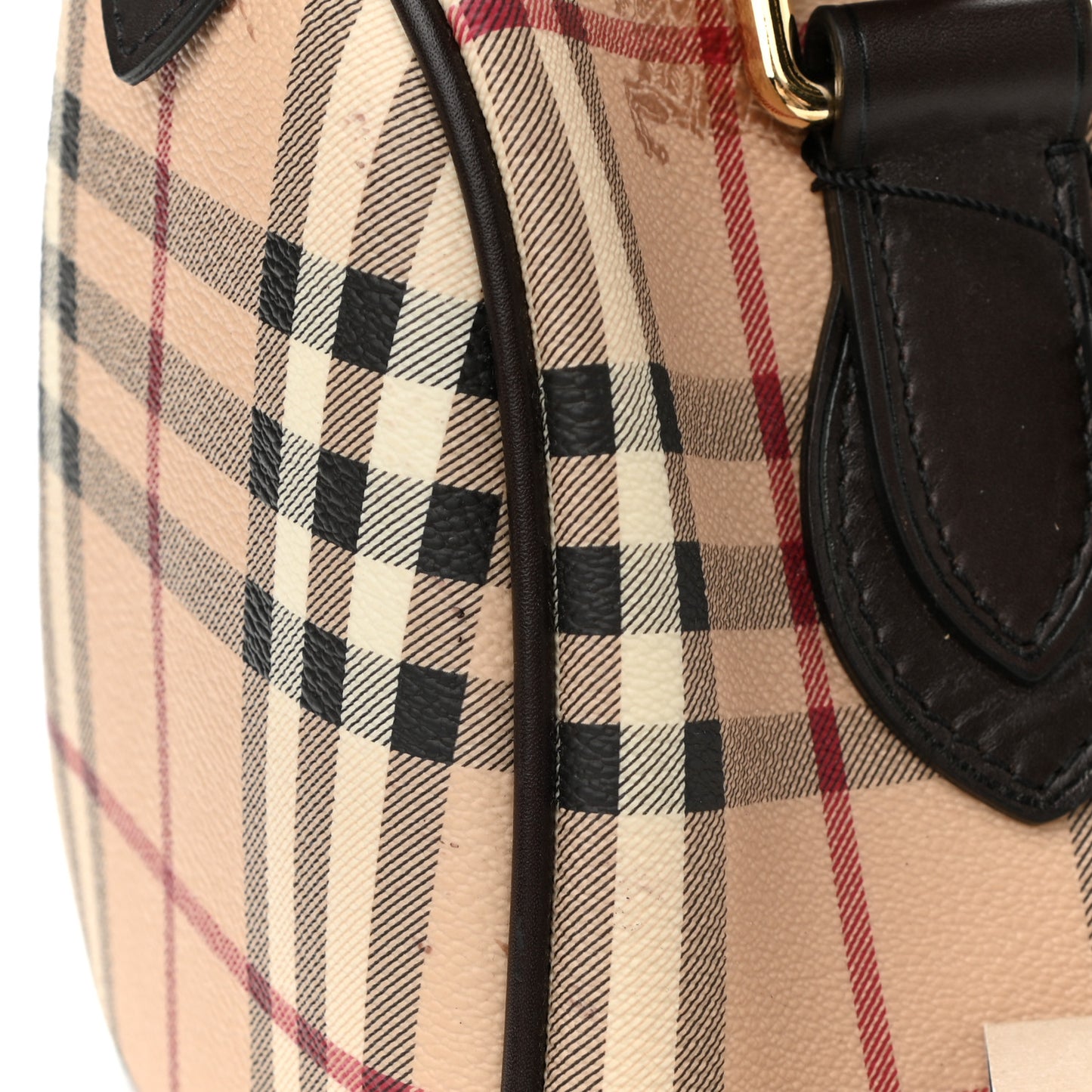 Haymarket Check Small Chester Bowling Bag Chocolate