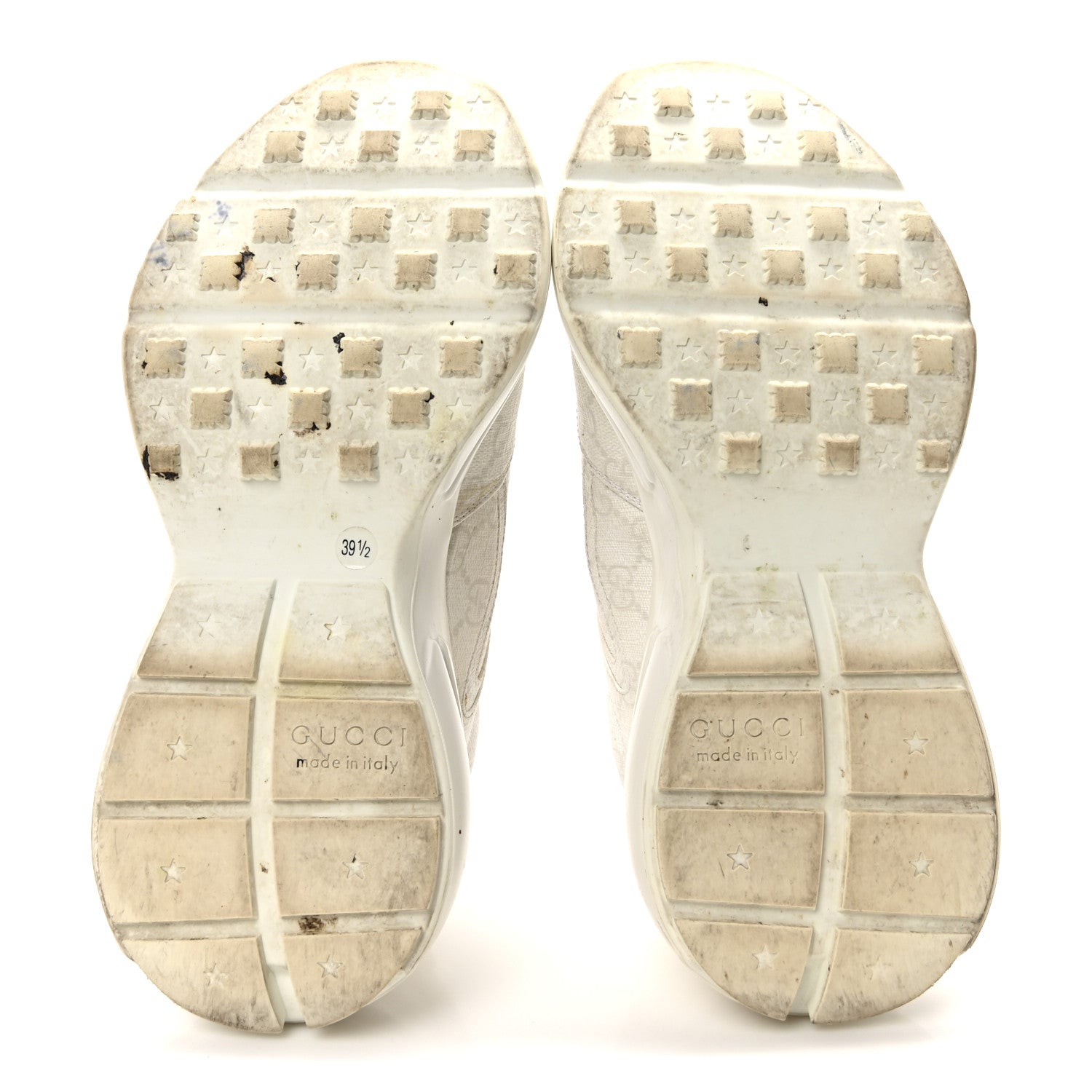 Gucci GG Supreme Monogram Womens Rhyton Sneakers 39.5 White 11 of 18