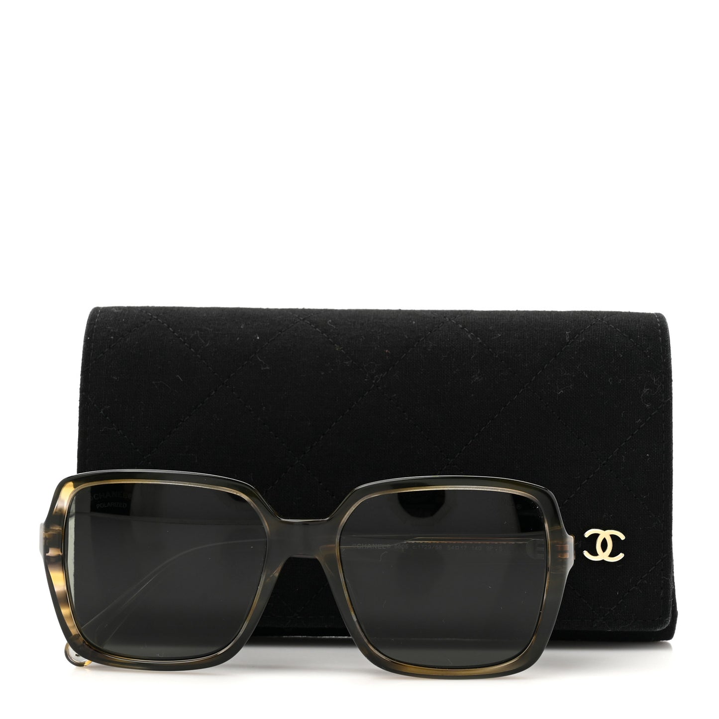 Acetate Square Sunglasses 5505 Brown