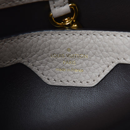Louis Vuitton Taurillon Capucines BB Galet 6 of 9