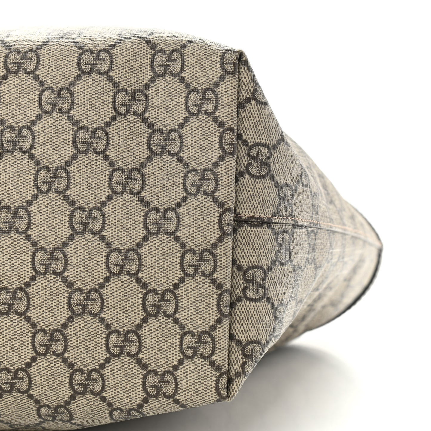 GG Supreme Monogram Medium Ophidia Shopping Tote Brown