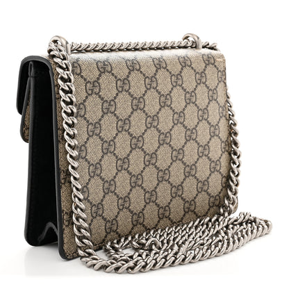 Gucci GG Supreme Monogram Mini Dionysus Shoulder Bag Black 3 of 10