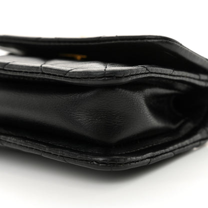 Chanel Shiny Lambskin Quilted Extra Mini Flap Black 10 of 10