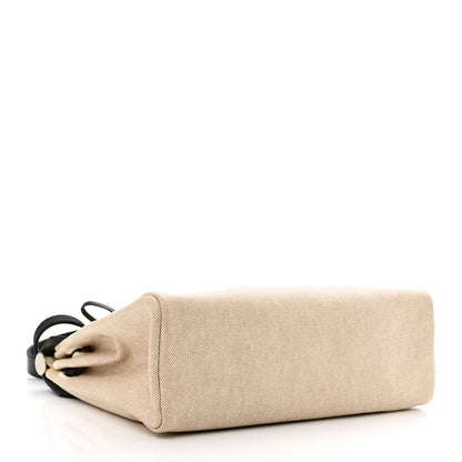 Hermes Toile Vache Calfskin Herbag 30 PM Ficelle Black 5 of 18