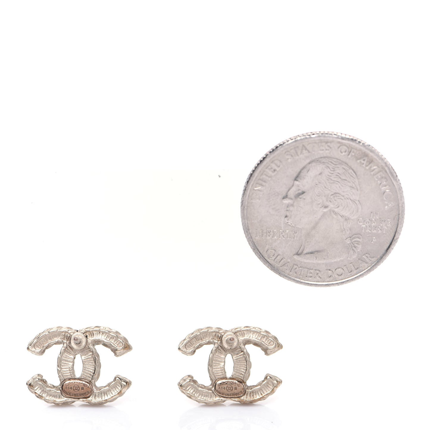 Pearl CC Earrings Gold