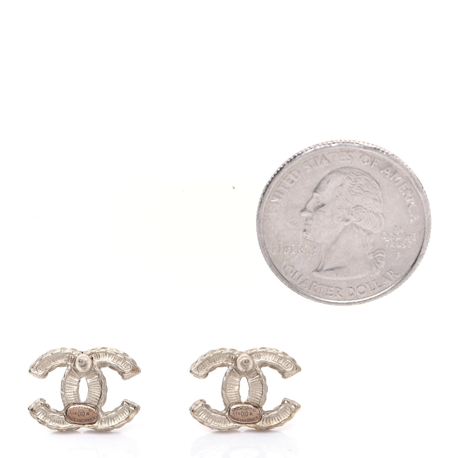 Chanel Pearl CC Earrings Gold 2 of 6
