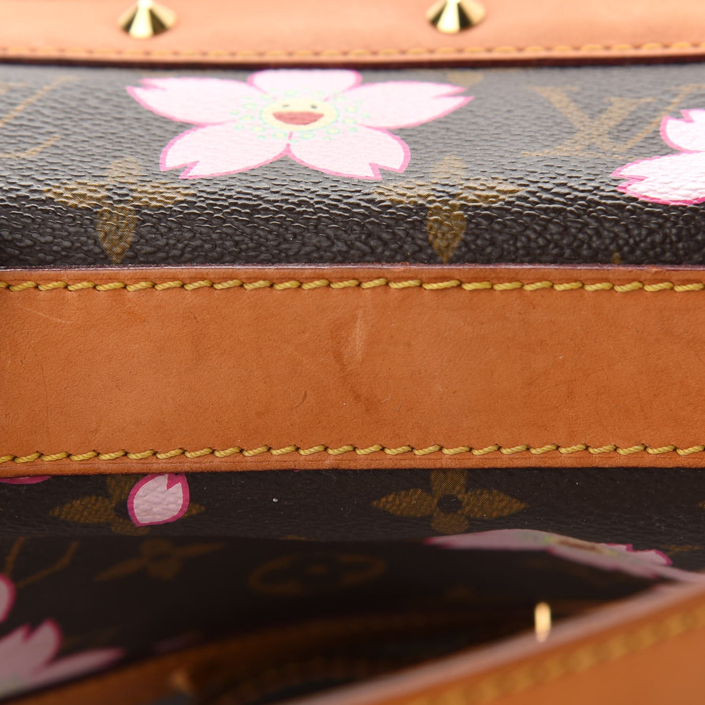 Monogram Cherry Blossom Sac Retro Bag Brown