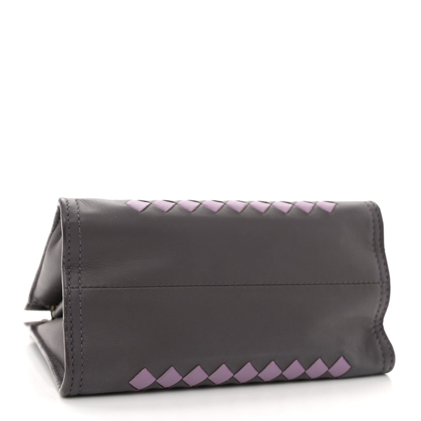 Nappa Intrecciato Chain Wallet Quetsche Wisteria