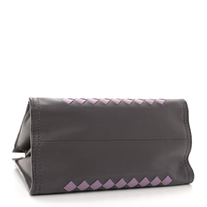Bottega Veneta Nappa Intrecciato Chain Wallet Quetsche Wisteria 4 of 13