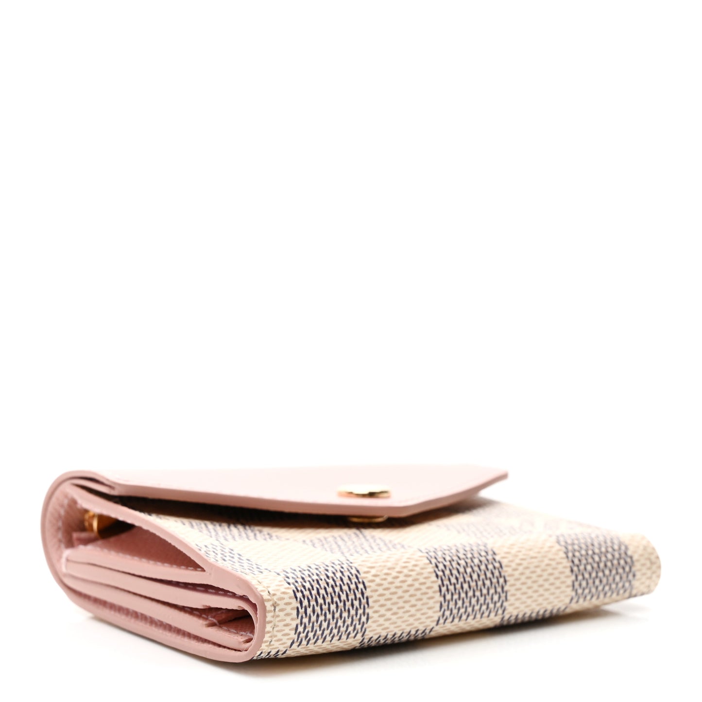 Damier Azur Zoe Wallet Rose Ballerine