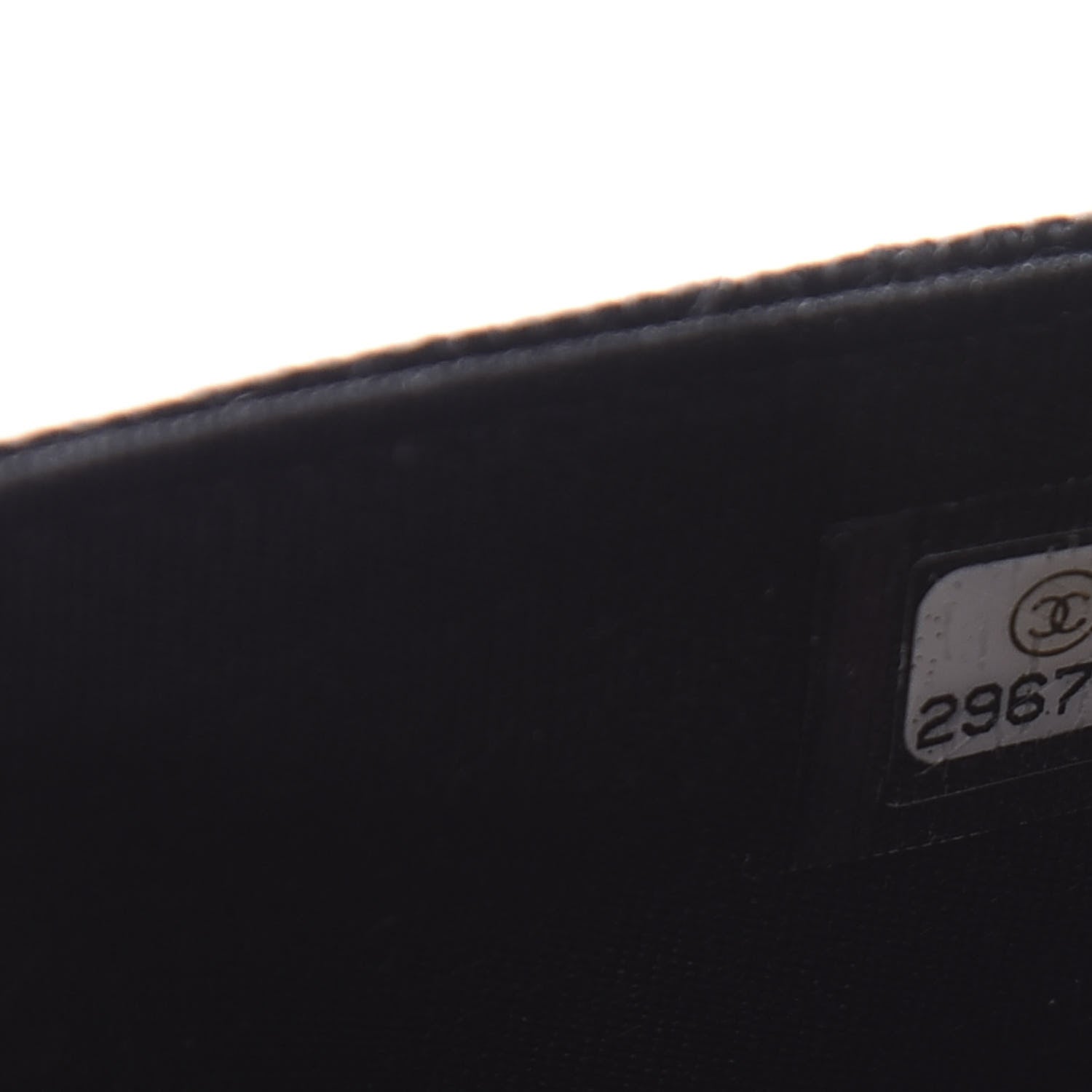 Chanel Caviar Quilted CC Strap Pouch Black 7 of 10