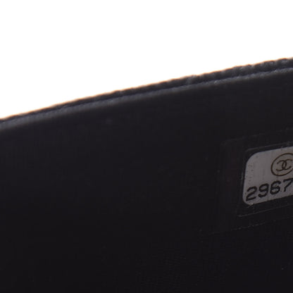 Chanel Caviar Quilted CC Strap Pouch Black 7 of 10