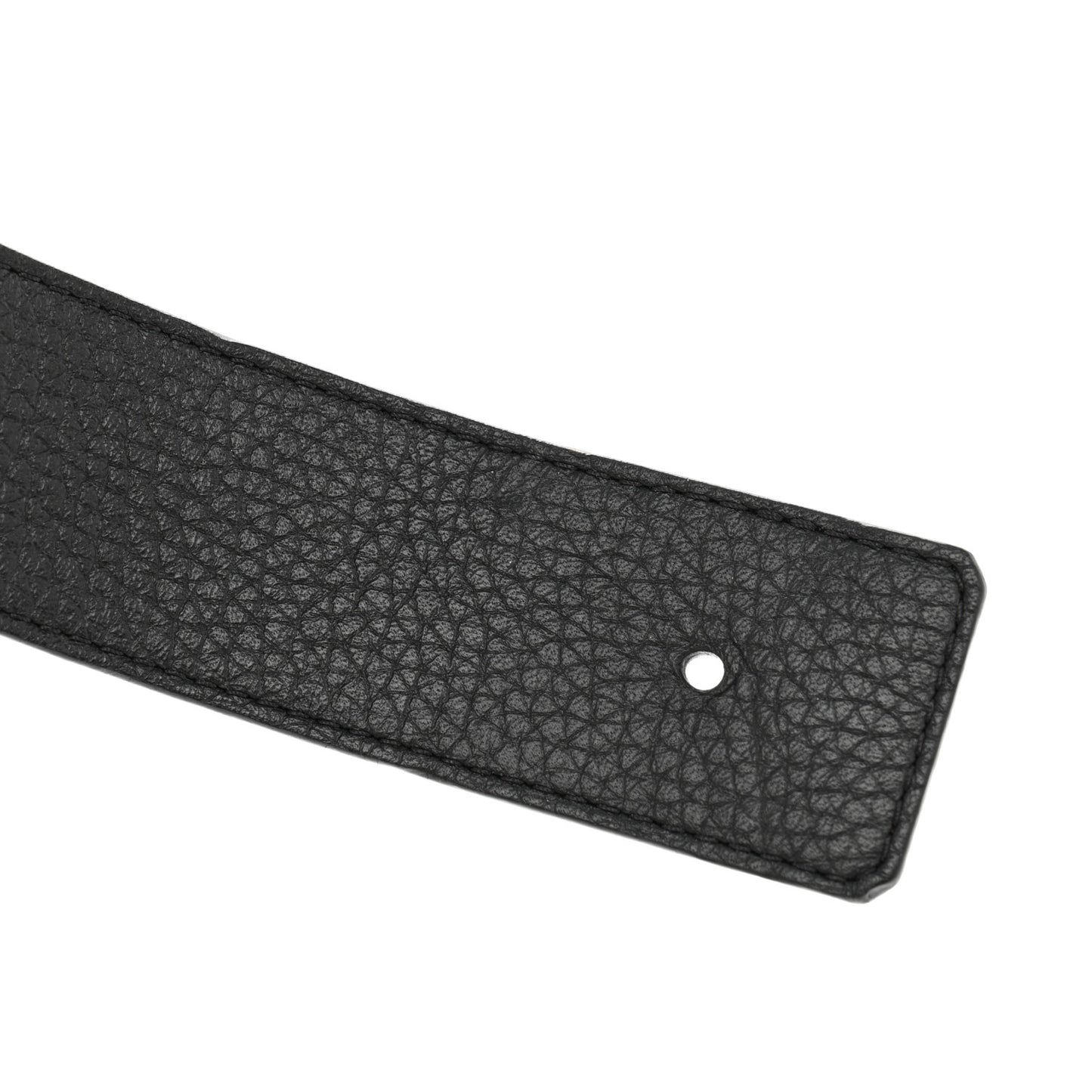 Taurillon Calfskin 30mm LV Initiales Reversible Belt 95 38 Black