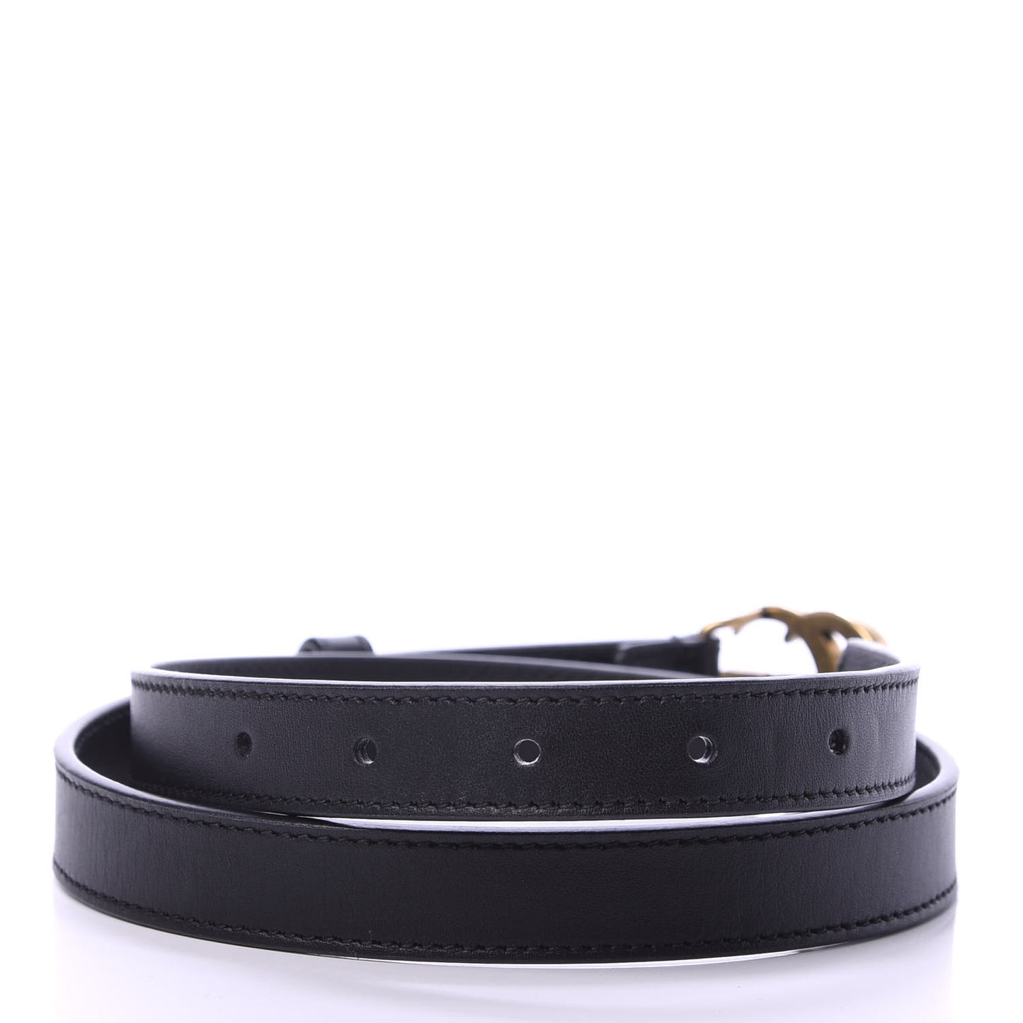 Calfskin Double G 20mm Belt 70 28 Black