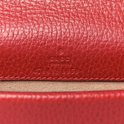 Gucci Calfskin Super Mini Dionysus Shoulder Bag Hibiscus Red 6 of 9