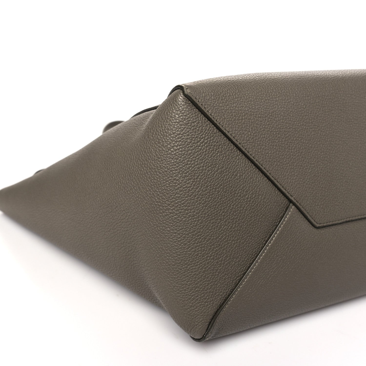 Celine Soft Grained Calfskin Small Belt Cabas Phantom Taupe 8 of 9
