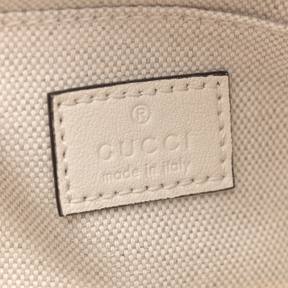 Gucci Sakai Be Green Calfskin Diagonal Stitched Small Blondie Shoulder Bag Mystic White 6 of 10