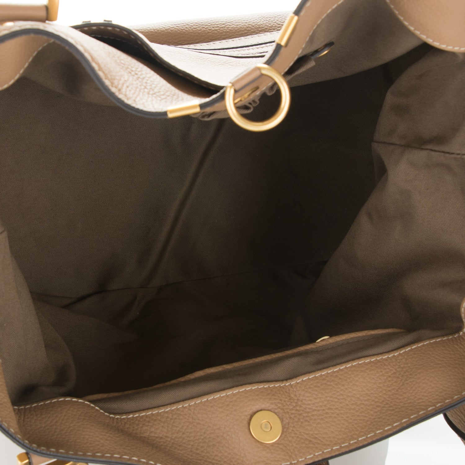 Chloe Calfskin Large New Marcie Tote Nut 5 of 8