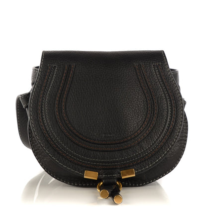 Chloe Calfskin Mini Marcie Round Crossbody Bag Black 1 of 7