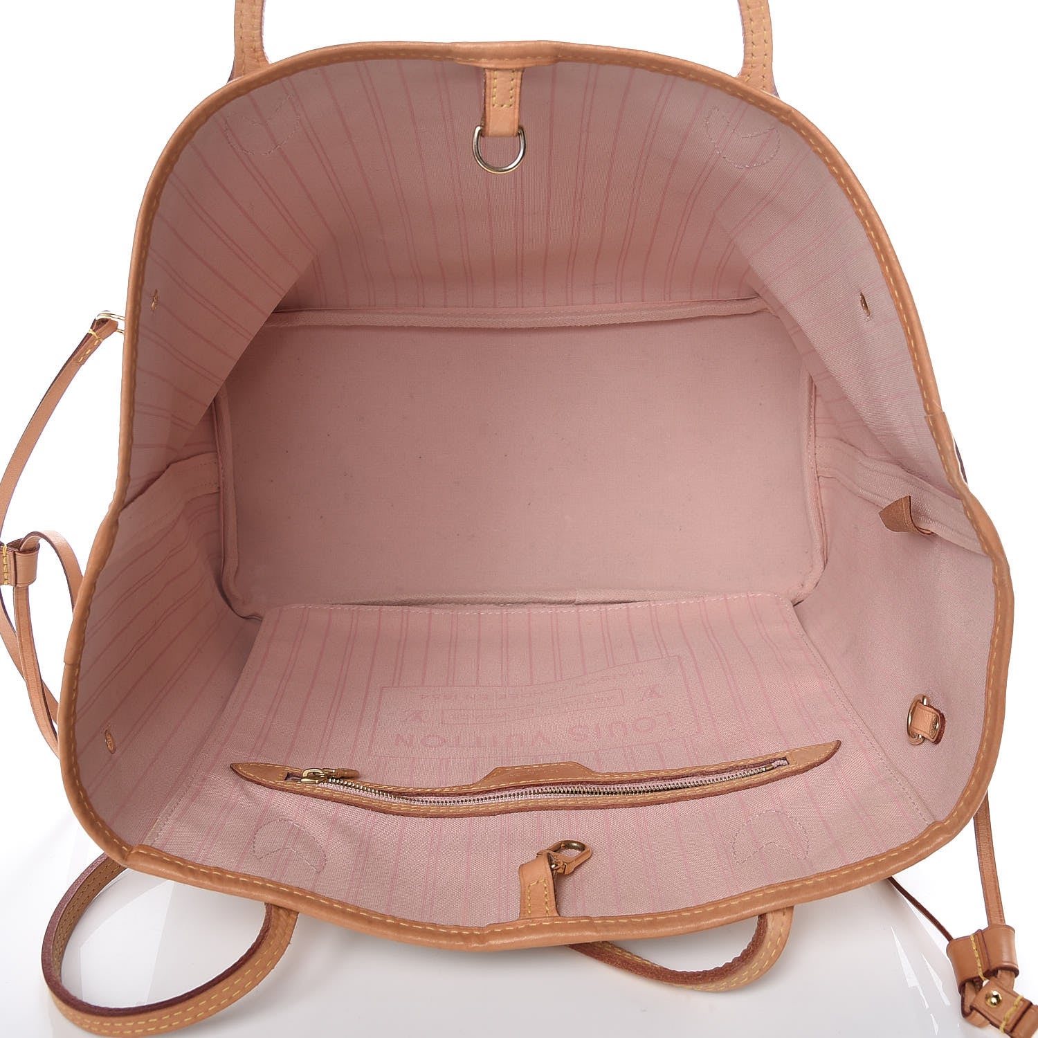 Louis Vuitton Damier Azur Neo Neverfull MM Rose Ballerine 6 of 16