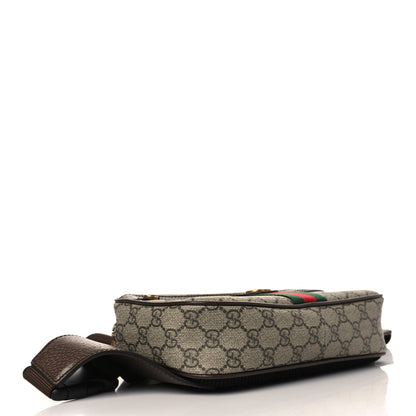 Gucci Soft GG Supreme Monogram Medium Ophidia Belt Bag Dark Brown 4 of 9