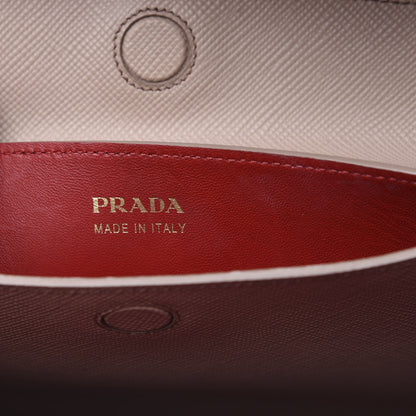 Prada Saffiano Cuir Medium Double Bag Cammeo 6 of 12